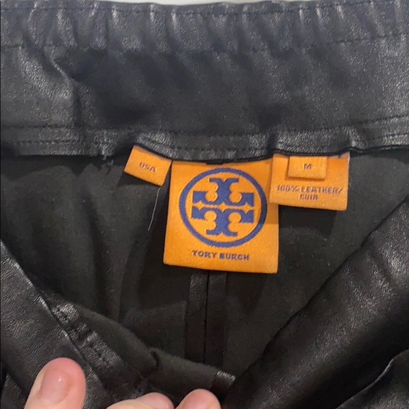 Tory Burch Leather Leggings/Pants - Picture 2 of 4